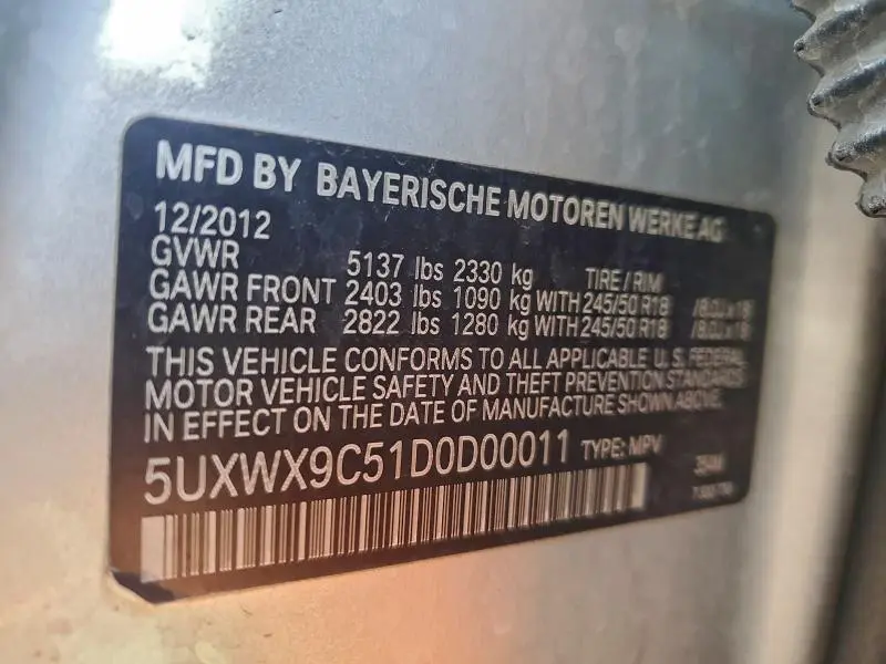 2013 BMW X3 XDRIVE28I  