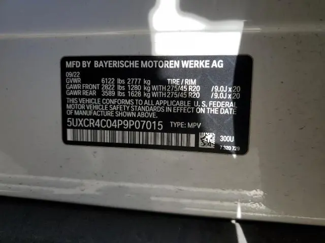 2023 BMW X5 SDRIVE 40I  