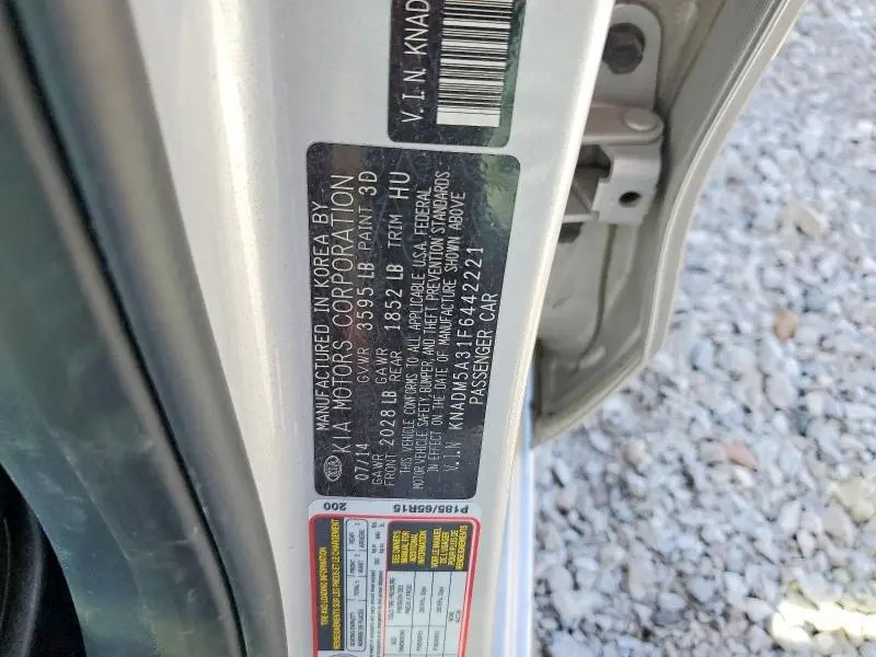 2015 KIA RIO LX  