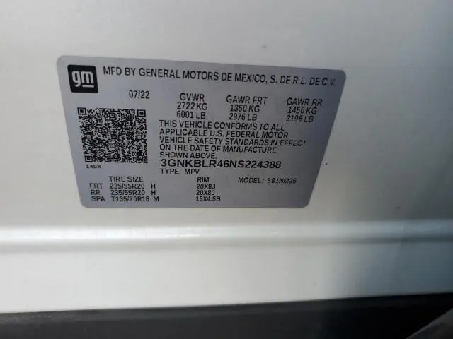 2022 CHEVROLET BLAZER PREMIER  