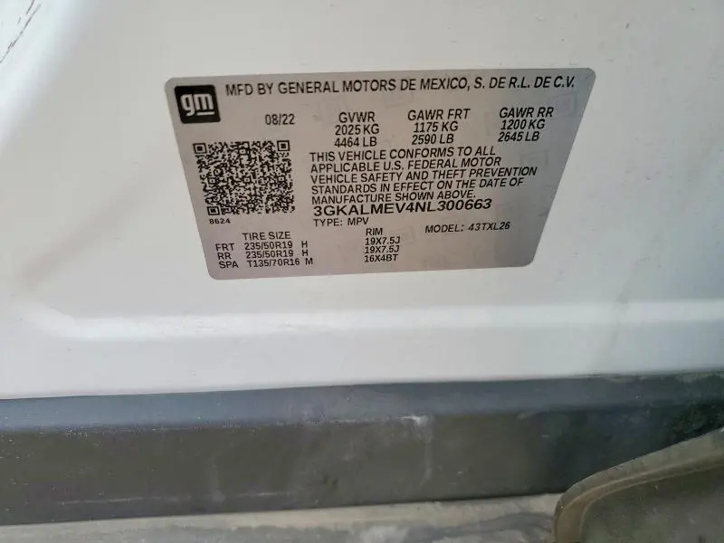 2022 GMC TERRAIN SLE  
