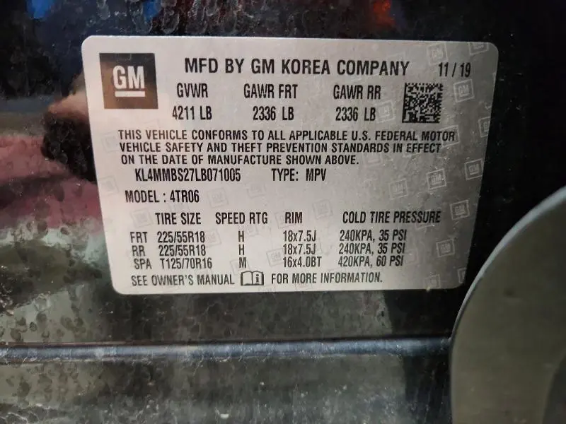 2020 BUICK ENCORE GX PREFERRED  