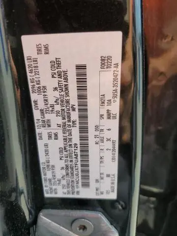 2015 FORD ESCAPE TITANIUM  