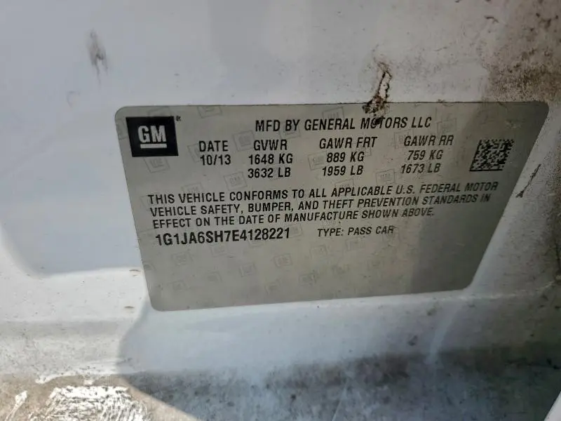 2014 CHEVROLET SONIC LS  