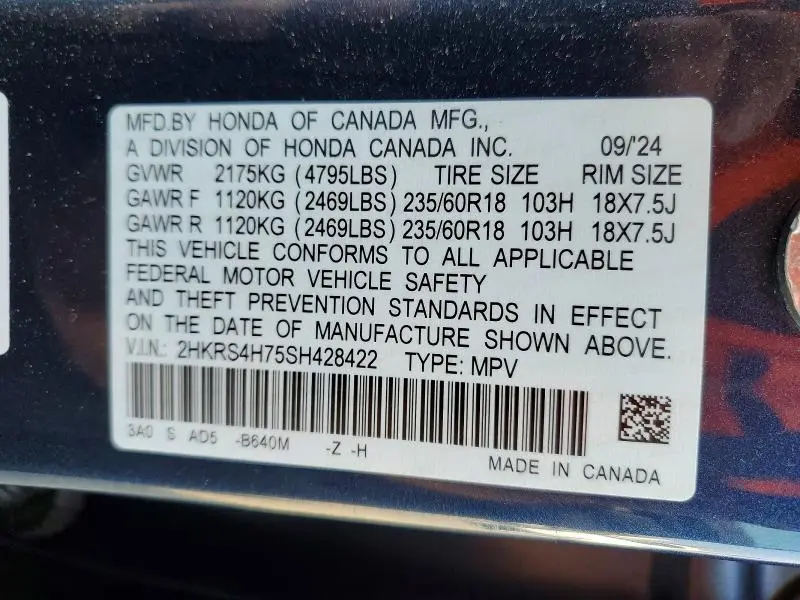 2025 HONDA CR-V EXL  