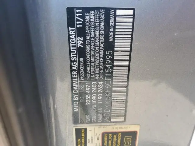 2012 MERCEDES-BENZ E 350  