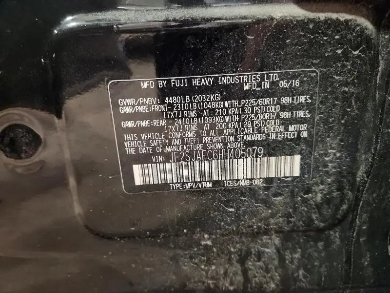 2017 SUBARU FORESTER 2.5I PREMIUM  