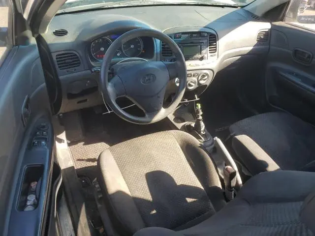 2010 HYUNDAI ACCENT BLUE  