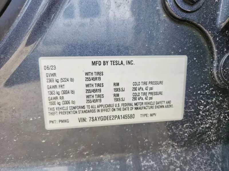 2023 TESLA MODEL Y   