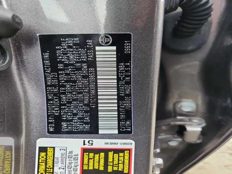 2024 TOYOTA CAMRY LE  