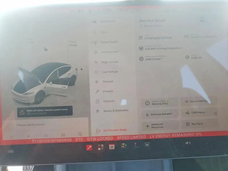 2025 TESLA MODEL 3   