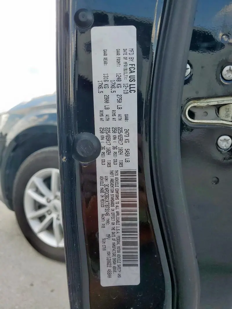 2019 DODGE JOURNEY SE  