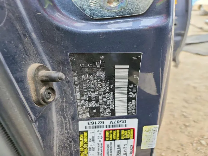 2014 TOYOTA SIENNA XLE 7-PASSENGER  