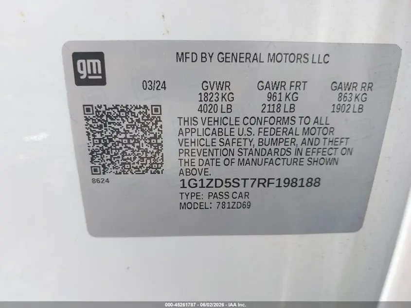 2024 CHEVROLET MALIBU FWD 1LT