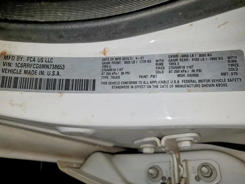 2021 RAM 1500 TRADESMAN  