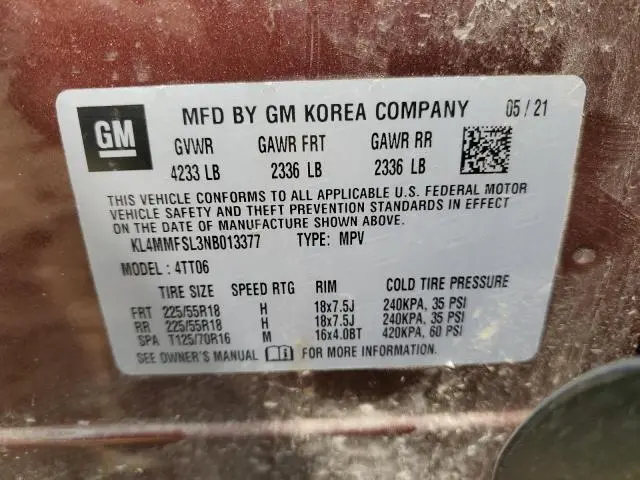2022 BUICK ENCORE GX ESSENCE  