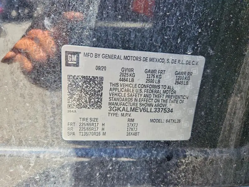 2020 GMC TERRAIN   