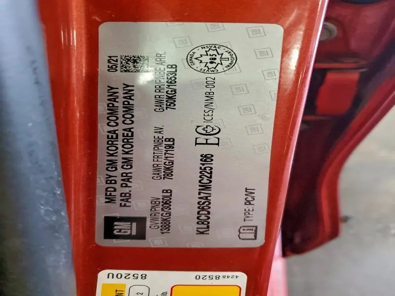 2021 CHEVROLET SPARK 1LT  