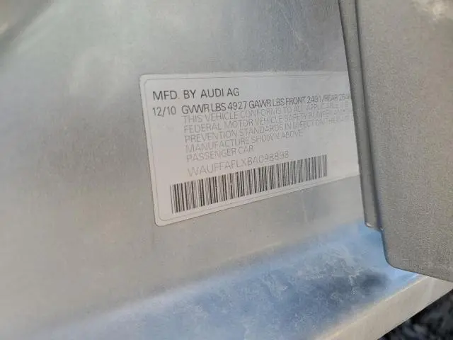 2011 AUDI A4 PREMIUM PLUS  