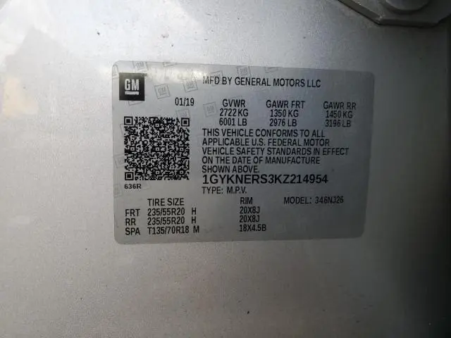 2019 CADILLAC XT5 PREMIUM LUXURY  