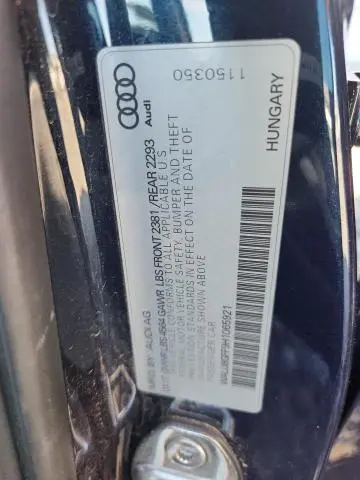 2017 AUDI A3 PREMIUM PLUS  