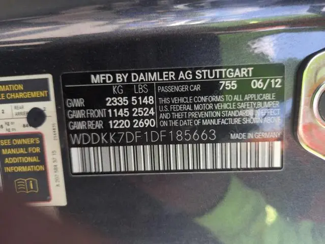 2013 MERCEDES-BENZ E 550  