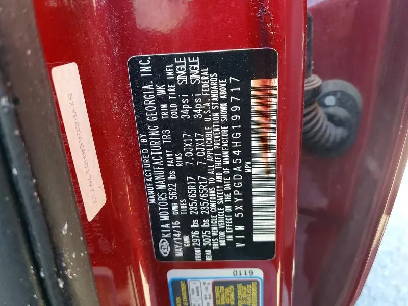 2017 KIA SORENTO LX V6  