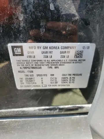 2021 CHEVROLET TRAILBLAZER LT  