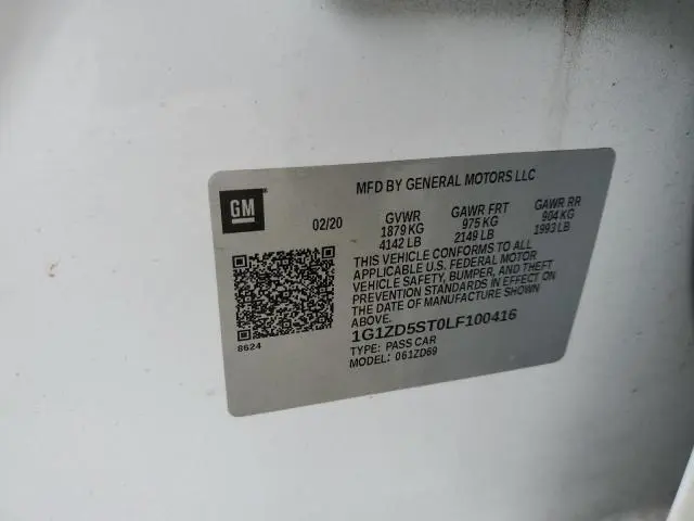 2020 CHEVROLET MALIBU LT  