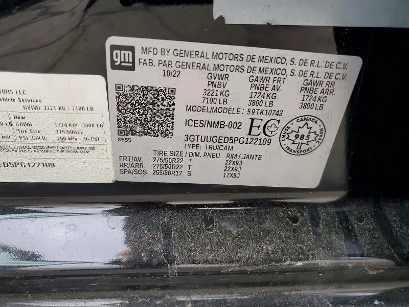 2023 GMC SIERRA K1500 DENALI  