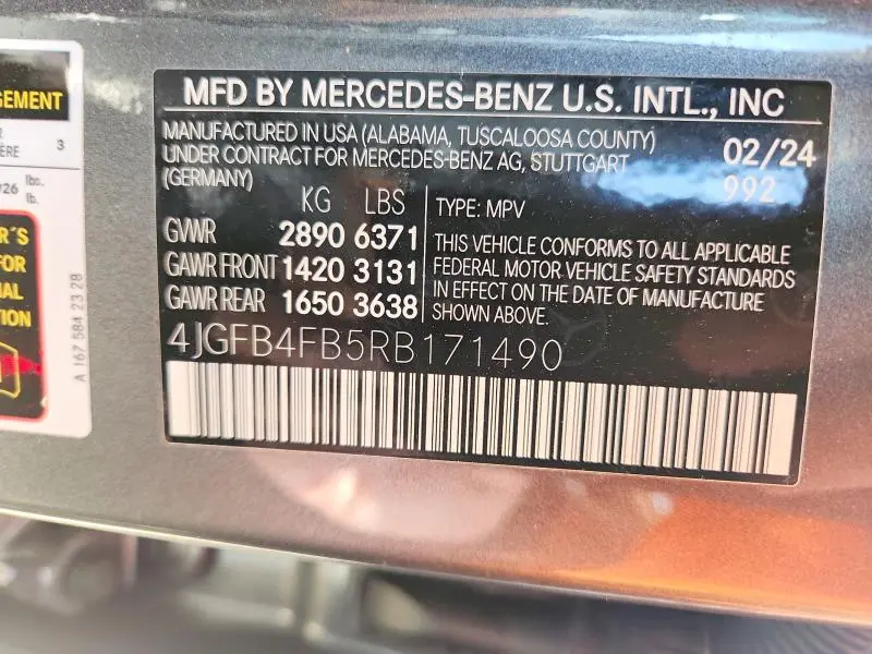 2024 MERCEDES-BENZ GLE 350 4MATIC  