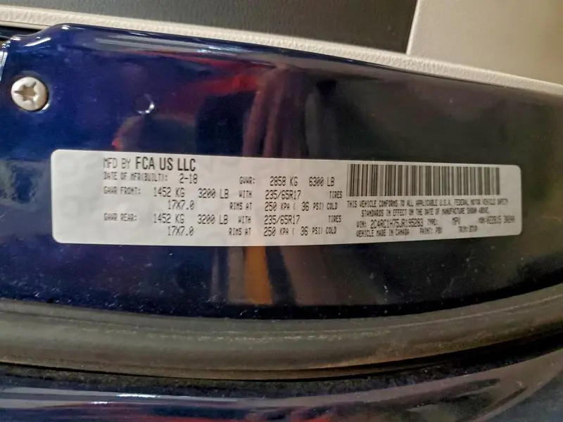 2018 CHRYSLER PACIFICA HYBRID TOURING PLUS  