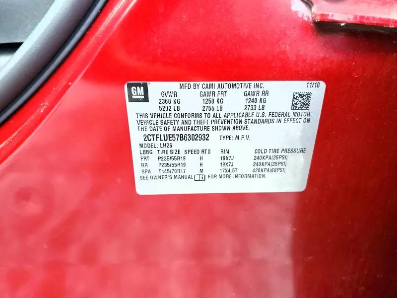 2011 GMC TERRAIN SLT  