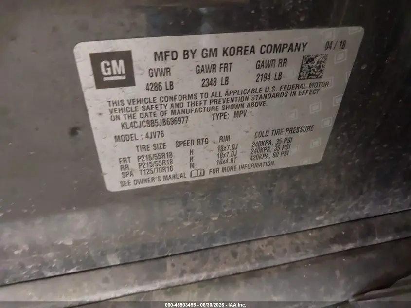 2018 BUICK ENCORE ESSENCE