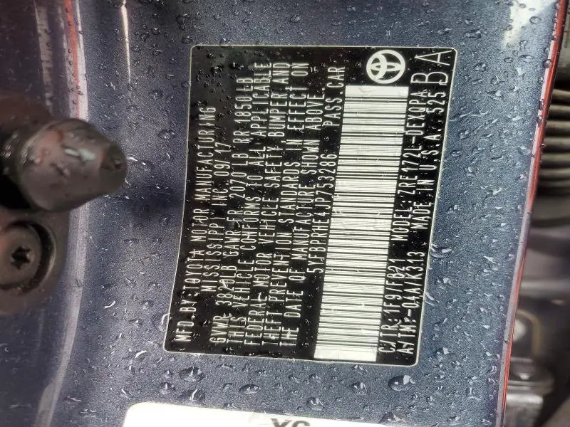 2018 TOYOTA COROLLA LE ECO  