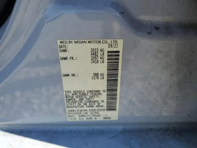 2023 NISSAN ALTIMA SR  