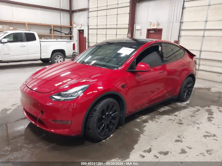 2021 TESLA MODEL Y LONG RANGE DUAL MOTOR ALL-WHEEL DRIVE