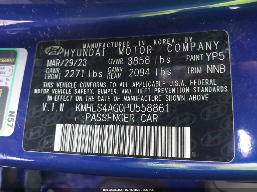 2023 HYUNDAI ELANTRA SEL