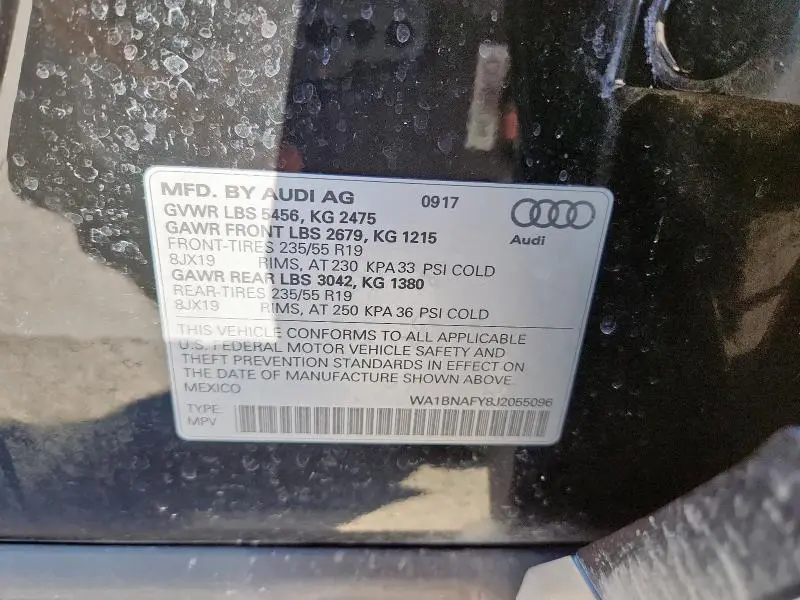 2018 AUDI Q5 PREMIUM PLUS  