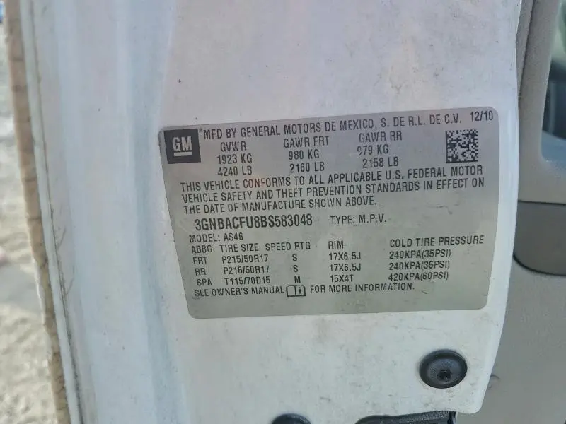 2011 CHEVROLET HHR LT  