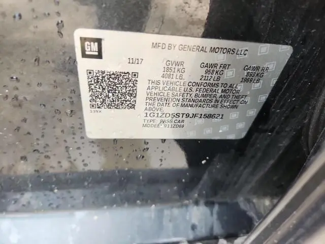 2018 CHEVROLET MALIBU LT  
