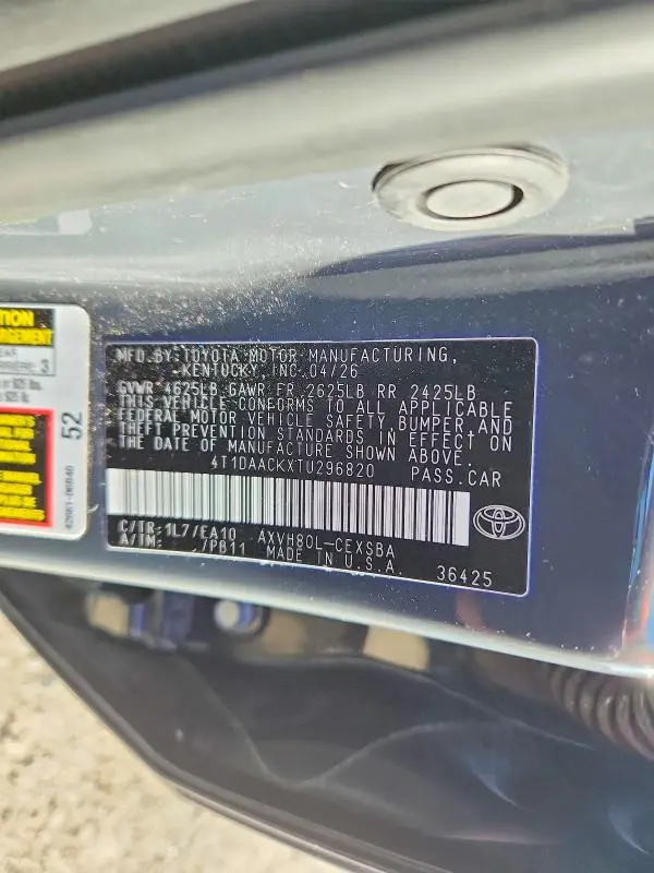 2026 TOYOTA CAMRY SE  