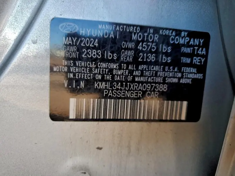 2024 HYUNDAI SONATA HYBRID  