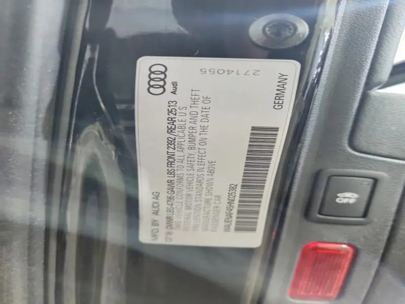 2017 AUDI A4 PREMIUM PLUS  