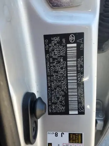 2010 TOYOTA PRIUS III  