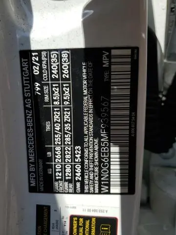 2021 MERCEDES-BENZ GLC 43 4MATIC AMG  