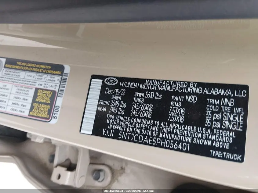 2023 HYUNDAI SANTA CRUZ SEL