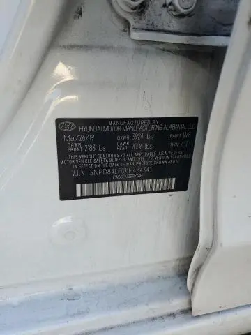2019 HYUNDAI ELANTRA SEL  