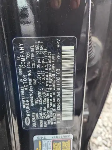 2020 HYUNDAI TUCSON LIMITED  