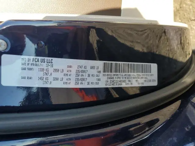 2017 CHRYSLER PACIFICA TOURING  